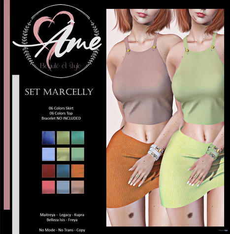 Marcelly Outfit Fatpack 1L Promo Gift by Ame. | Teleport Hub - Second Life Deals | Second Life Freebies | Scoop.it