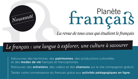 La revue Planète français | | APPRENDRE À L'ÈRE NUMÉRIQUE | Scoop.it