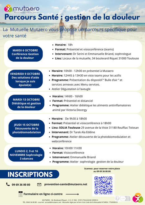 Le Parcours &laquo; Gestion de la Douleur &raquo; du 6 octobre au 16 novembre en distanciel et pr&eacute;sentiel (Toulouse) | Fibromyalgie Actualit&eacute;s | Scoop.it
