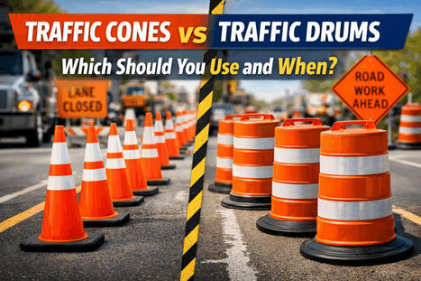 Traffic Cones vs Traffic Drums: Which Should You Use and When? | Traffic Cones | Scoop.it