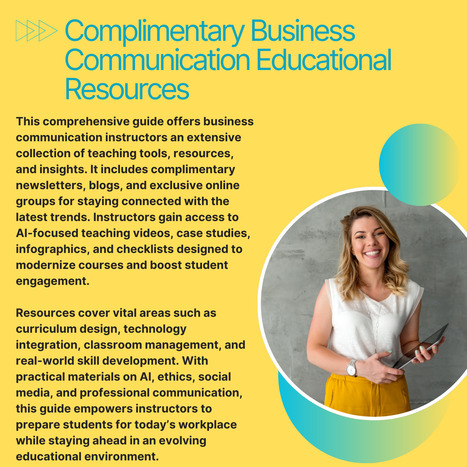 Educational Resources for Business Communication Instructors | Teaching a Modern Business Communication Course | Scoop.it