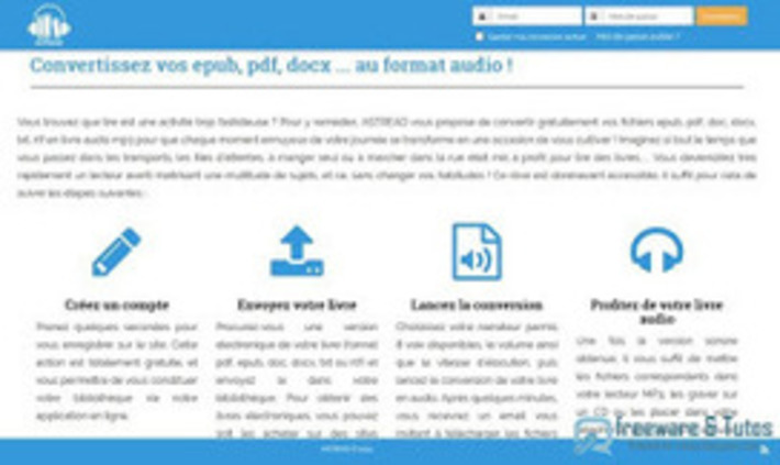 Astread : convertir vos ebooks et documents en livres audio ~ Freewares & Tutos | TIC, TICE et IA mais... en français | Scoop.it