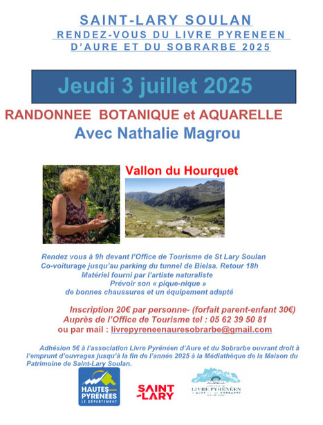 Randonnée botanique et aquarelle le 3 juillet au vallon du Hourquet | Vallées d'Aure & Louron - Pyrénées | Scoop.it