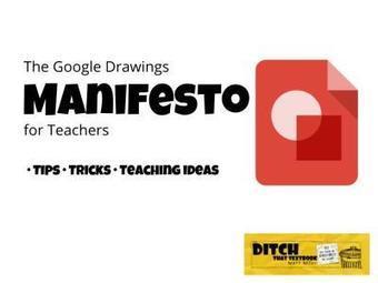 The Google Drawings Manifesto for Teachers via Matt Miller | iGeneration - 21st Century Education (Pedagogy & Digital Innovation) | Scoop.it