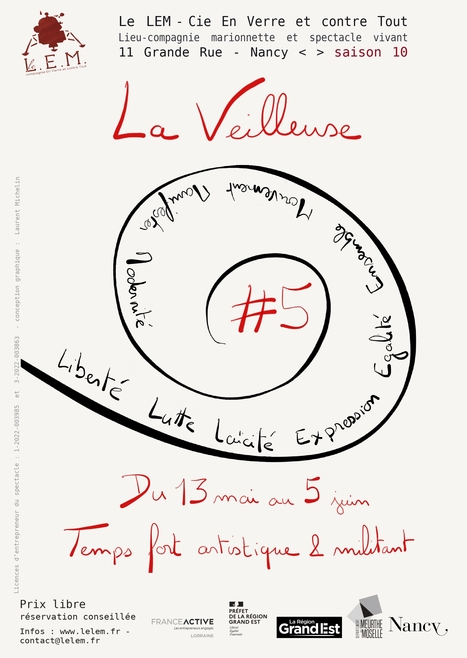 Le LEM - Cie En Verre et contre Tout - La Veilleuse #5, temps fort artistique et militant : du 13 mai au 5 juin | veille territoriale | Scoop.it