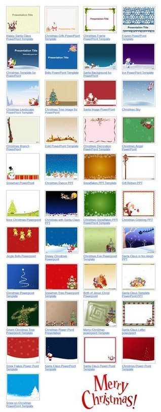 Christmas PowerPoint Templates by FPPT.com | Free Templates for Business (PowerPoint, Keynote, Excel, Word, etc.) | Scoop.it