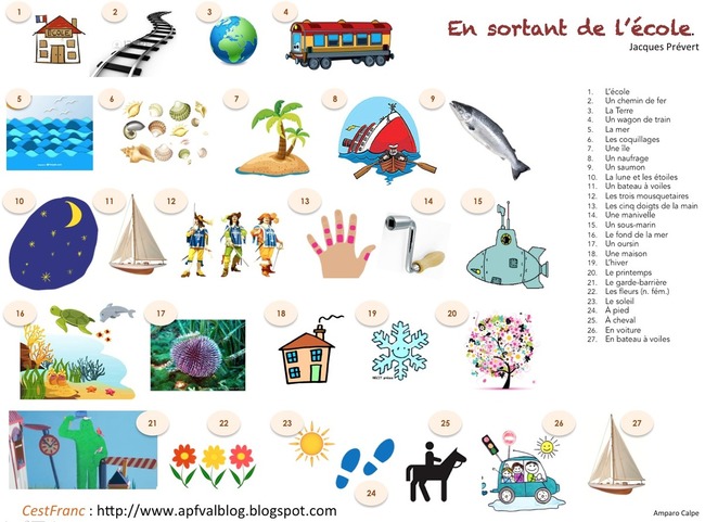 Rentr&eacute;e 2017 autour de Jacques Pr&eacute;vert (1) | POURQUOI PAS... EN FRAN&Ccedil;AIS ? | Scoop.it