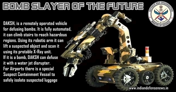 daksh military robot