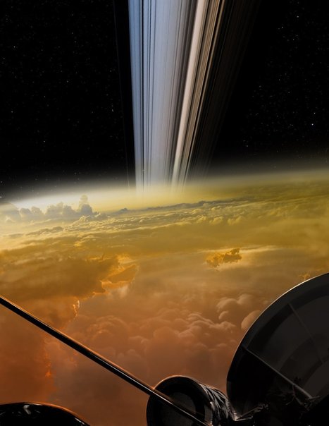 Some of the best images Cassini took of Saturn and its moons. | Good news from the Stars | Scoop.it