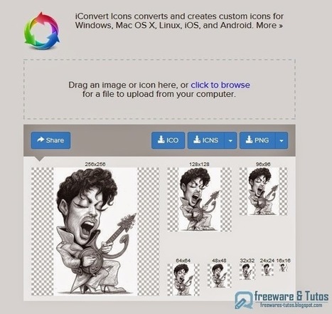 iConvert Icons : un service en ligne gratuit pour convertir facilement des images en icônes (ICO, ICNS,  PNG) | Freewares | Scoop.it