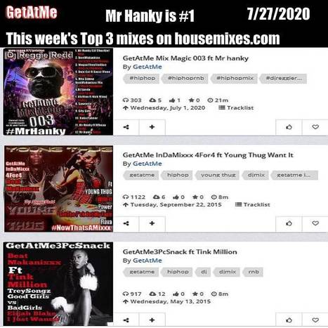 GetAtMe- This week's Top3 mixes on HouseMixes.com Mr Hanky MixMagic is #1 (this dude is about to blow up... #YouNeed2Know ) | GetAtMe | Scoop.it