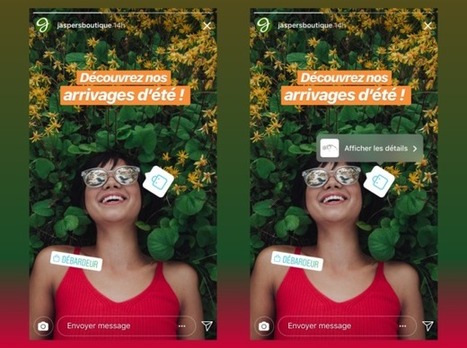 Instagram lance sa fonctionnalit&eacute; de shopping dans les Stories | Social media | Scoop.it
