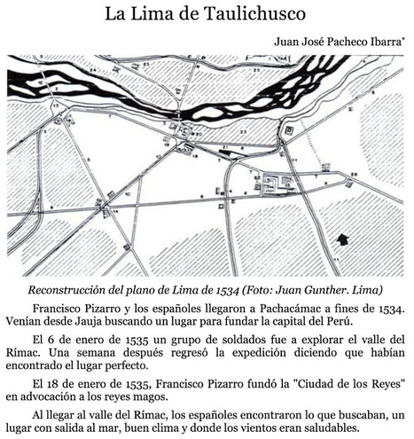 .@larepublica_pe ::: La #Lima que ENCONTRÓ #Pizarro… ¿Por qué eligieron el actual #Centro_Histórico para fundar la #Ciudad_de_los_Reyes? ¿Por qué #sobreviven más de medio millar de #huacas en toda ... | URBANmedias | Scoop.it