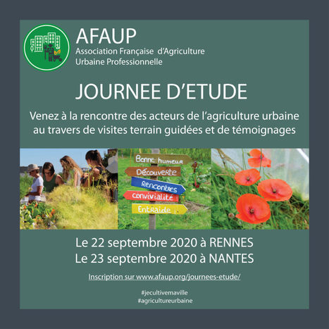 Les Journées d’Etude AFAUP – AFAUP | ESPACES VEGETALISES URBAINS | Scoop.it