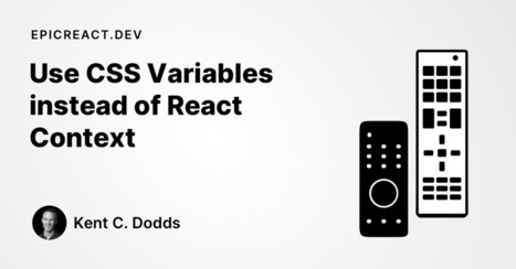Epic React by Kent C. Dodds | React & Web Development | Scoop.it