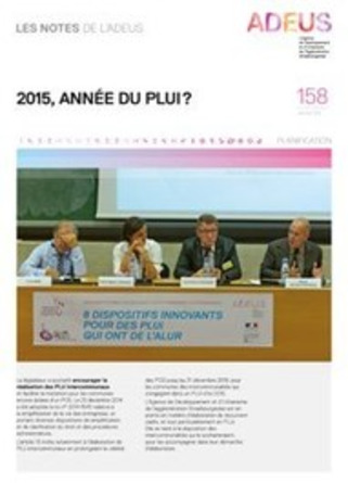 Les Notes de l'ADEUS n&deg;158 : Planification | Veille territoriale AURH | Scoop.it