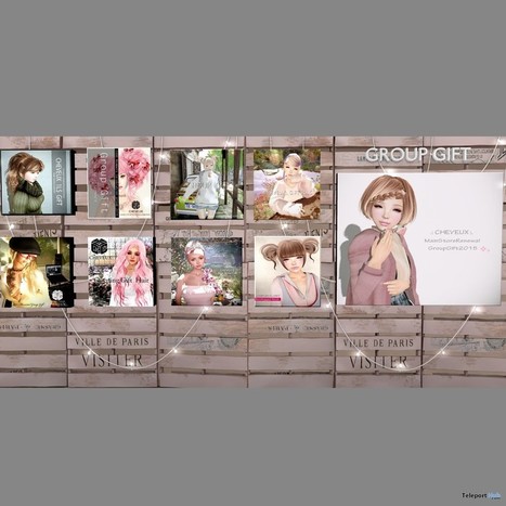 Nine Hair Group Gifts by Cheveux | Teleport Hub - Second Life Freebies | Teleport Hub | Scoop.it