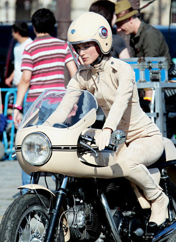 Keira Knightley on Ducati 750SS - Chanel advertising | Vintage Motorbikes | Scoop.it