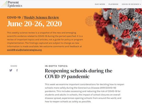 Reopening schools during the COVID19 pandemic - what does the data and science tell us... | iGeneration - 21st Century Education (Pedagogy & Digital Innovation) | Scoop.it