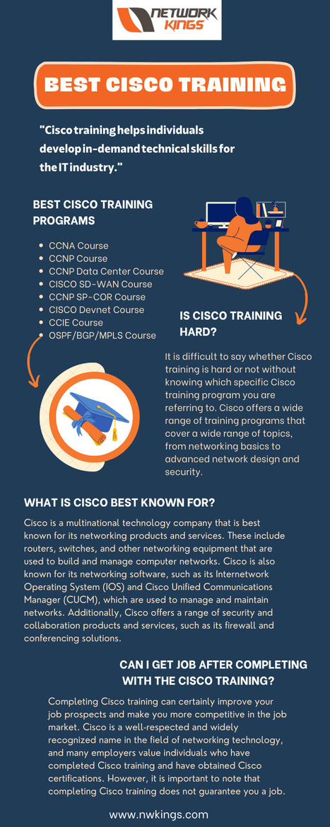 Best Cisco Training Online: | Learn courses CCNA, CCNP, CCIE, CEH, AWS. Directly from Engineers, Network Kings is an online training platform by Engineers for Engineers. | Scoop.it