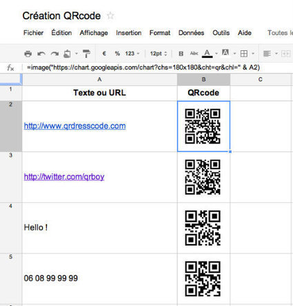 Astuce : Créer vos QRcodes en série | QR-Code and its applications | Scoop.it