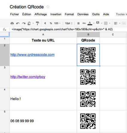 Créer vos QRcodes en série | Education & Numérique | Scoop.it