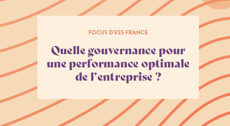 Focus d' : Quelle gouvernance pour une performance optimale de l’entreprise ? | Ressources | ESS, Coopération économique, entrepreneuriat | Scoop.it