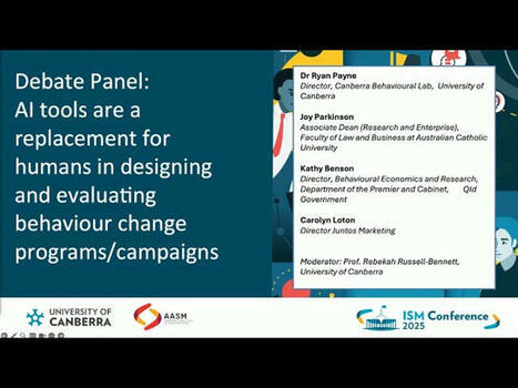 Debate: AI tools as replacement for humans in design & evaluating behaviour change programs | Italian Social Marketing Association -   Newsletter 225 | Scoop.it