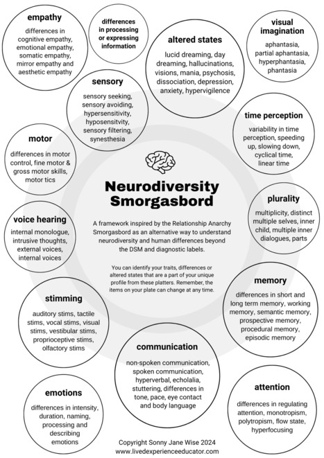 The Neurodiversity Smorgasbord: An Alternative Framework for Understanding Differences Outside of Diagnostic Labels — | Learning & Technology News | Scoop.it
