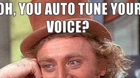 Auto tuning voice meme