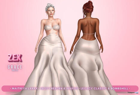 Grace Dress December 2025 Group Gift by ZEX | Teleport Hub - Second Life Freebies | Second Life Freebies | Scoop.it