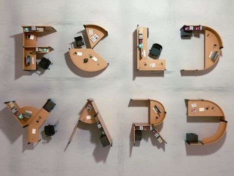 Fold Yard by Benoit Challand: Large-scale typography turns into functional furniture | Design, Science and Technology | Scoop.it