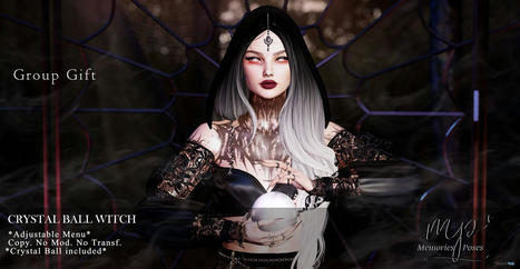 Crystal Ball Witch Pose & Prop September 2023 Group Gift by Memories Poses | Teleport Hub - Second Life Freebies | Second Life Freebies | Scoop.it