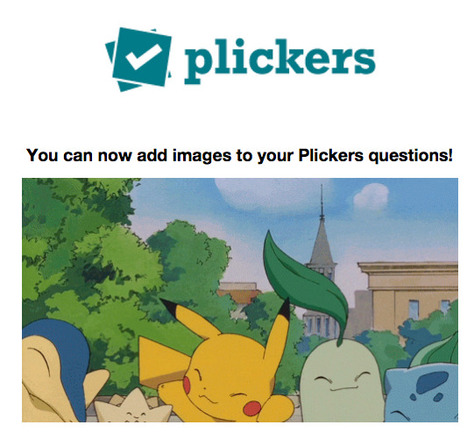 Plickers : Ajouter des images est maintenant possible (voir annonce ci-jointe) | Pédagogie & Technologie | Scoop.it