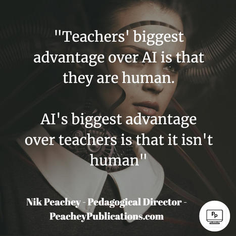 Human Teachers vs AI Teachers – Which is best? – PeacheyPublications.com | Educación y TIC | Scoop.it