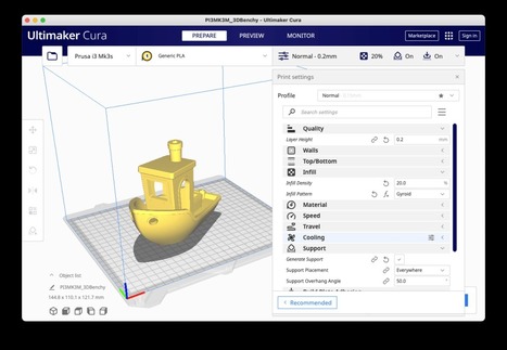 ULTIMAKER : Slicer gratuit pour impression3D | information analyst | Scoop.it