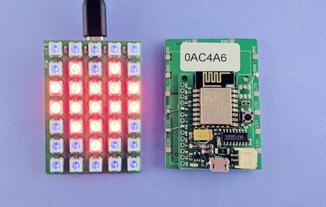 Web Matrix Control Proves Power of ESP8266 | Arduino, Netduino, Rasperry Pi! | Scoop.it