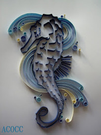 Il quilling: cavalluccio di mare | Fai da te hobby | Scoop.it