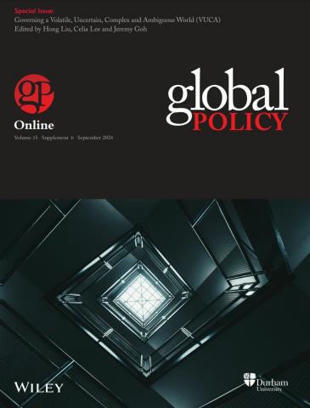 Special Issue - Governing a Volatile, Uncertain, Complex and Ambiguous World | Global Policy Journal | Global Policy, Corruption, Economic Crimes, Fronting, Whistleblowers | Scoop.it