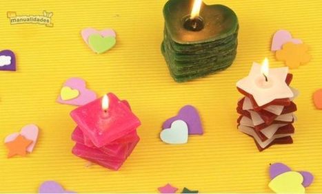 Velas en capas para hacer en casa - Las Manualidades | A bit of everything | Scoop.it