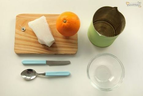Original vela aromática hecha con una naranja | Aprender Manualidades infantiles | Scoop.it