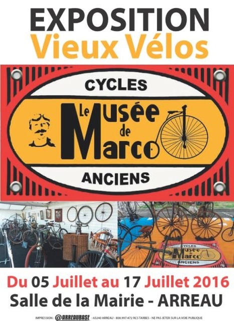 Exposition de vieux vélos à Arreau à partir du 5 juillet | Vallées d'Aure & Louron - Pyrénées | Scoop.it