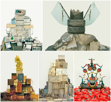 Sculptural Installations From Landfill Waste by Vincent Skoglund | 1001 Recycling Ideas ! | Scoop.it