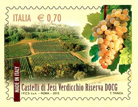 Italian postal service issues "Verdicchio dei Castelli di Jesi" stamp | Good Things From Italy - Le Cose Buone d'Italia | Scoop.it