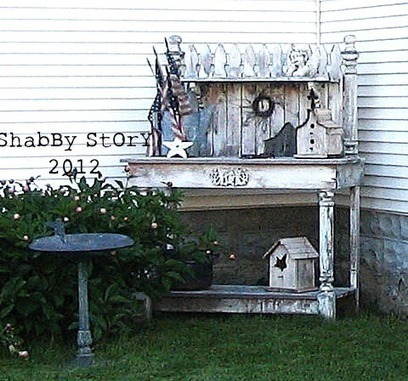 Shabby potting bench | Upcycled Garden Style | Scoop.it