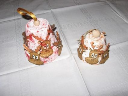 Campanelle di Natale fai da te con i vasetti di yogurt | Fai da te hobby | Scoop.it