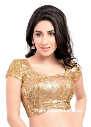 Latest Gold Sequin Saree Blouse Designs & Patterns for Indian Women | Indian Fashion Updates | Scoop.it
