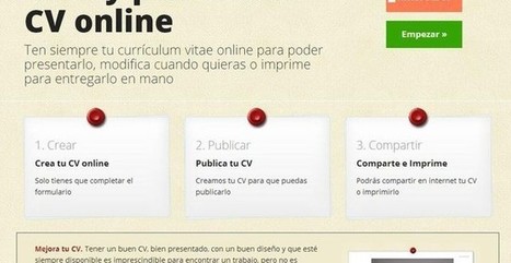 Crea y publica tu currículum vitae para tenerlo siempre accesible | Las TIC en la Educación | Scoop.it