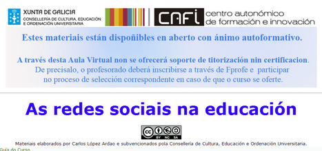 Curso: As redes sociais na educación. Edición 2012 | TIC & Educación | Scoop.it