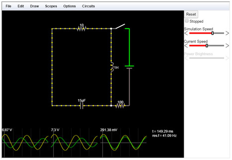 Falstad. Circuit Simulator Applet | tecno4 | Scoop.it